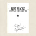 Best Places Seattle Cookbook - Signed