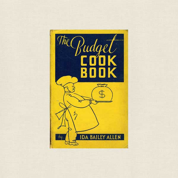 Budget Cookbook - Vintage 1935