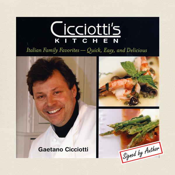 Cicciotti's Kitchen Cookbook - Signed - Italian Retaurant Cardiff CA