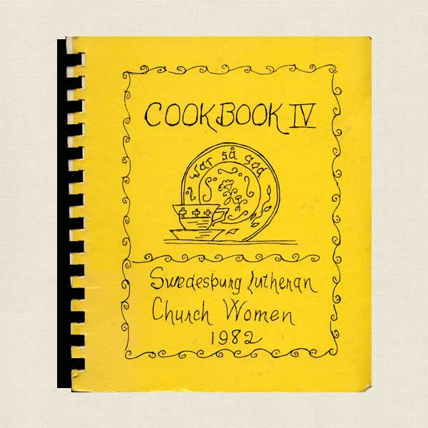Swedesburg Iowa Lutheran Church Women Cookbook 4