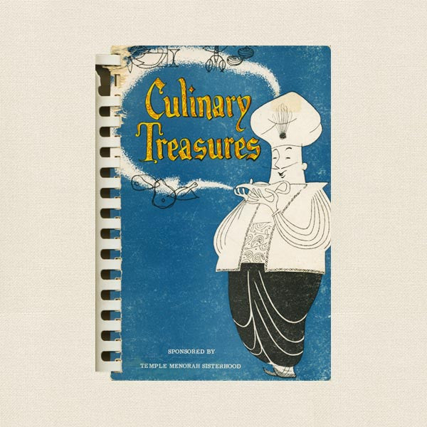 Culinary Treasures Temple Menorah Cookbook - Chicago, Illinois