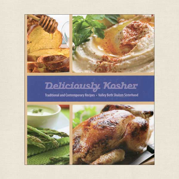 Deliciously Kosher  Cookbook by Temple Valley Beth Shalom Sisterhood