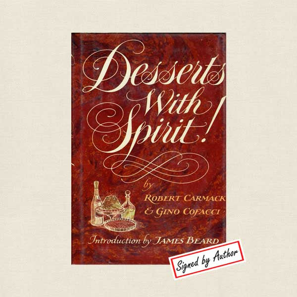 Desserts with Spirit Cookbook - Signed