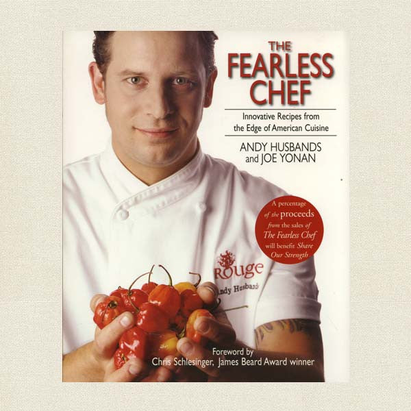The Fearless Chef by Andy Husbands. Cookbook Cover