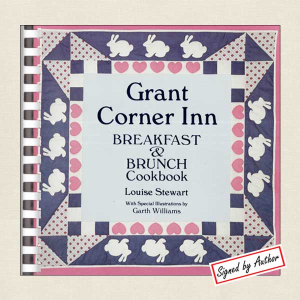 Grant Corner Inn Breakfast Brunch Cookbook - SIGNED