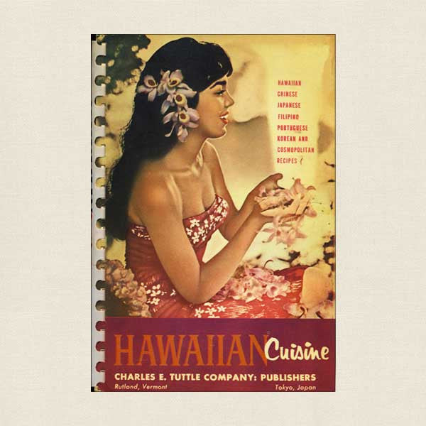 Hawaiian Cuisine Vintage Cookbook Hawaii State Society Washington D.C.