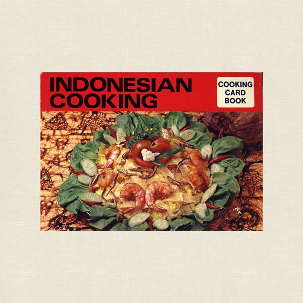 Indonesian Cooking Cookbook - Cooking Card Books