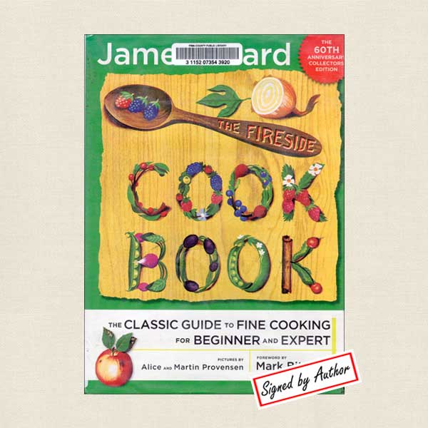 Fireside Cook Book Vintage James Beard 1949 SIGNED