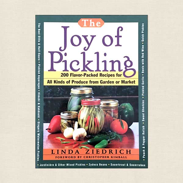 The Joy of Pickling cookbook by Linda Ziedrich