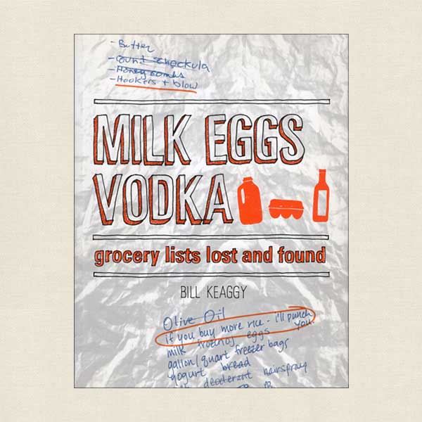 Milk Eggs Vodka - Grocery Lists Lost and Found