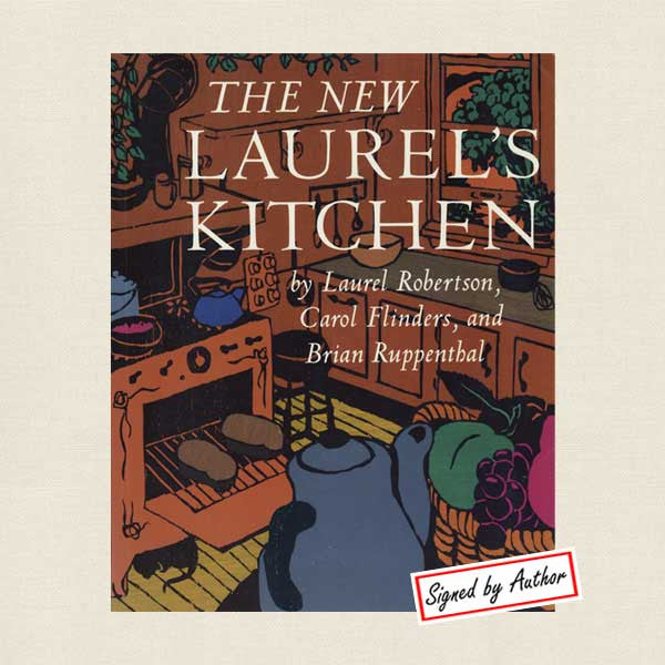 New Laurel's Kitchen Vegetarian Cookbook - Signed
