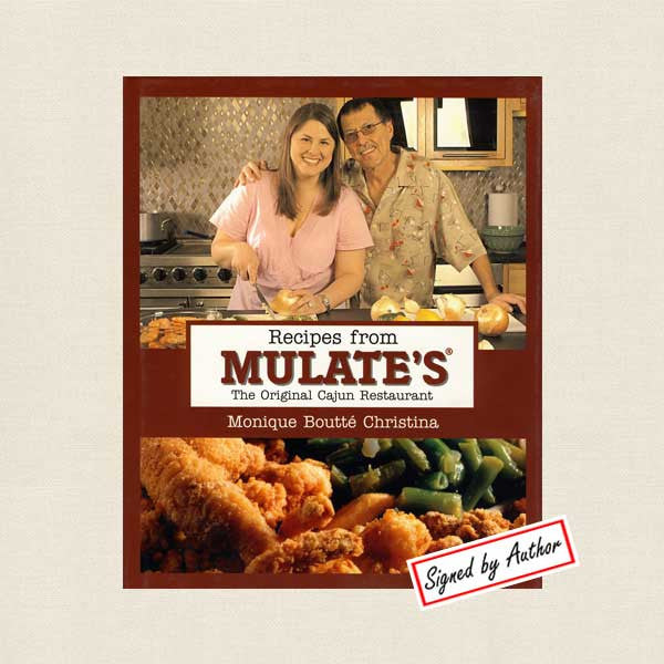 Recipes from Mulate's Cookbook - Cajun Restaurant New Orleans - Signed