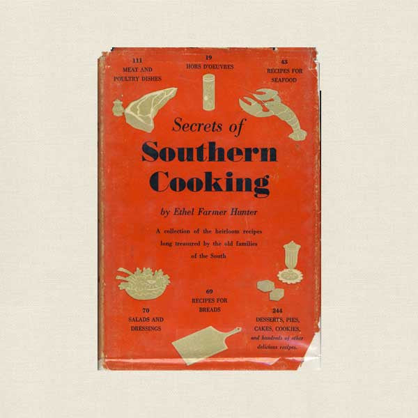 Secrets of Southern Cooking Vintage Cookbook - 1956
