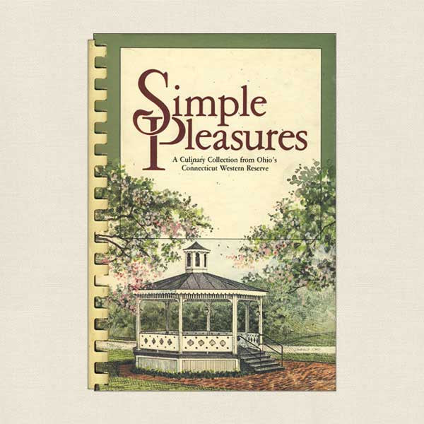 Junior Women's League of Canfield Ohio Cookbook Simple Pleasures