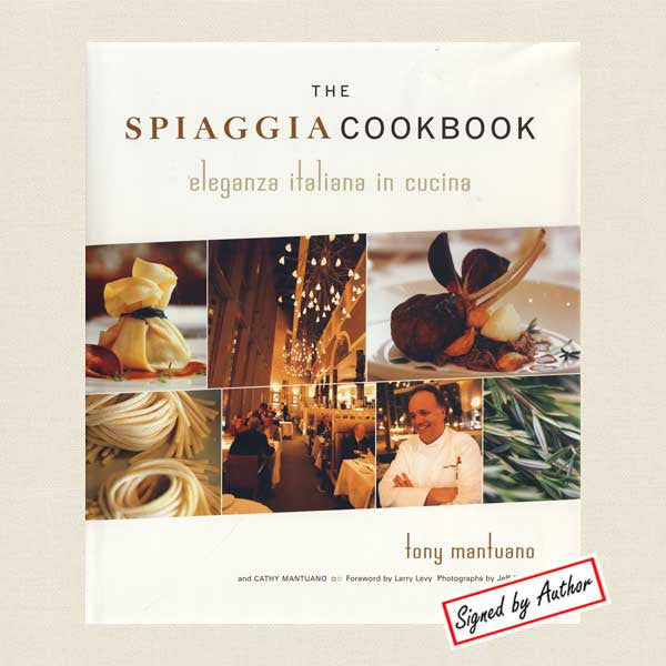 Spiaggia Cookbook Autographed - Chicago Italian Restaurant