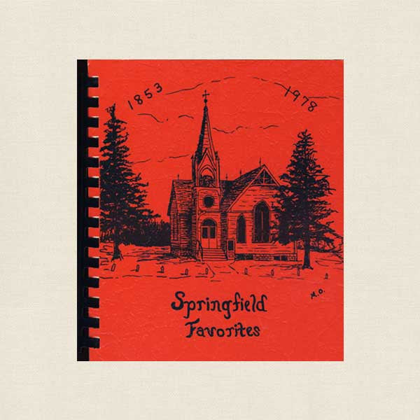 Springfield Lutheran Church Cookbook - Norwegian- Decorah Iowa