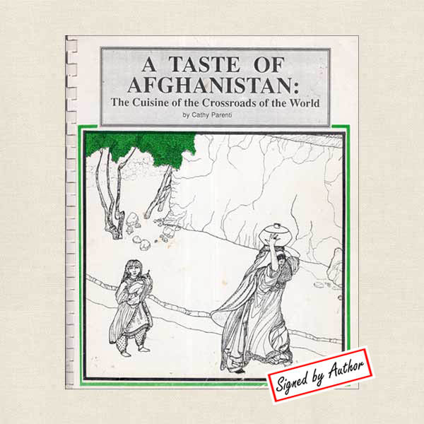 Taste of Afghanistan Cookbook Signed