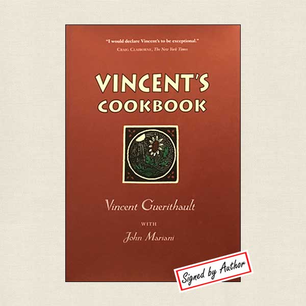 Vincent's Cookbook Restaurant Phoenix Signed