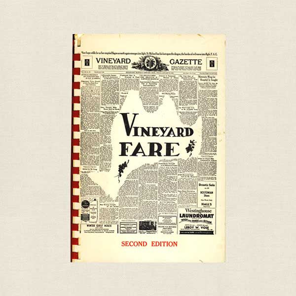 Vineyard Fare Vintage Cookbook Martha's Vineyard Hospital Auxiliary