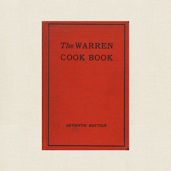 Warren Cook Book - Vintage First Presbyterian Church, PA