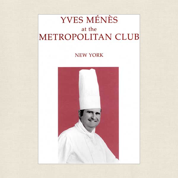 Yves Menes at the Metropolitan Club, New York