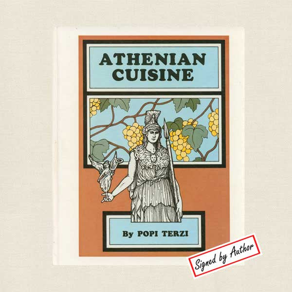 Athenian Cuisine Greek Cookbook - Signed