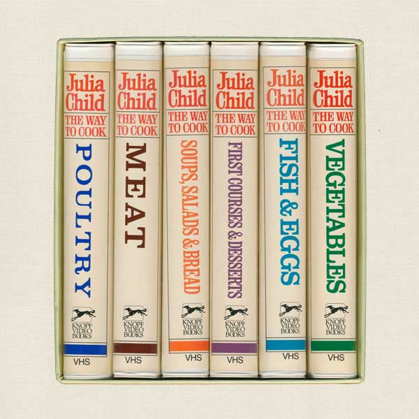Julia Child Way to Cook Video Cooking Course Box Set - 6 VHS Tapes