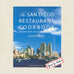 San Diego Restaurant Cookbook Signed