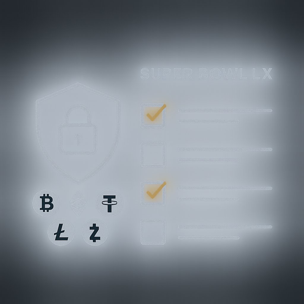 Checklist illustration for safer crypto deposits and withdrawals